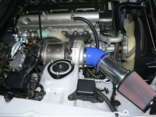 Toyota / Lexus 2JZ-GTE T4 High Performance Twin Scroll Turbo Manifold + intake manifold - 6 Injectors - Black